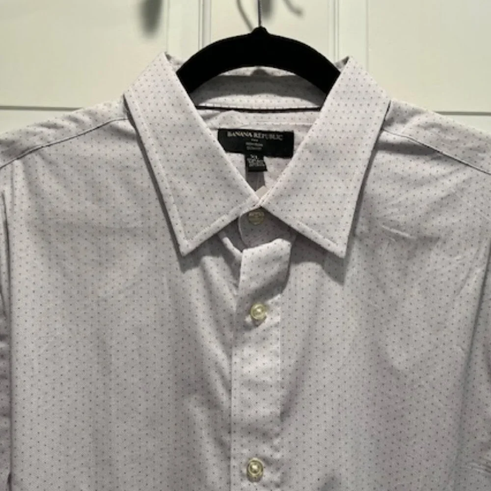 NEW Banana Republic Men’s Dress Shirt (XL) Slim Fit - Picture 6 of 9